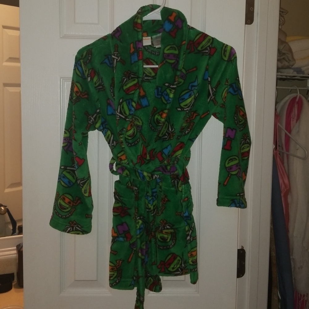 Boys Ninja Turtle Bathrobe